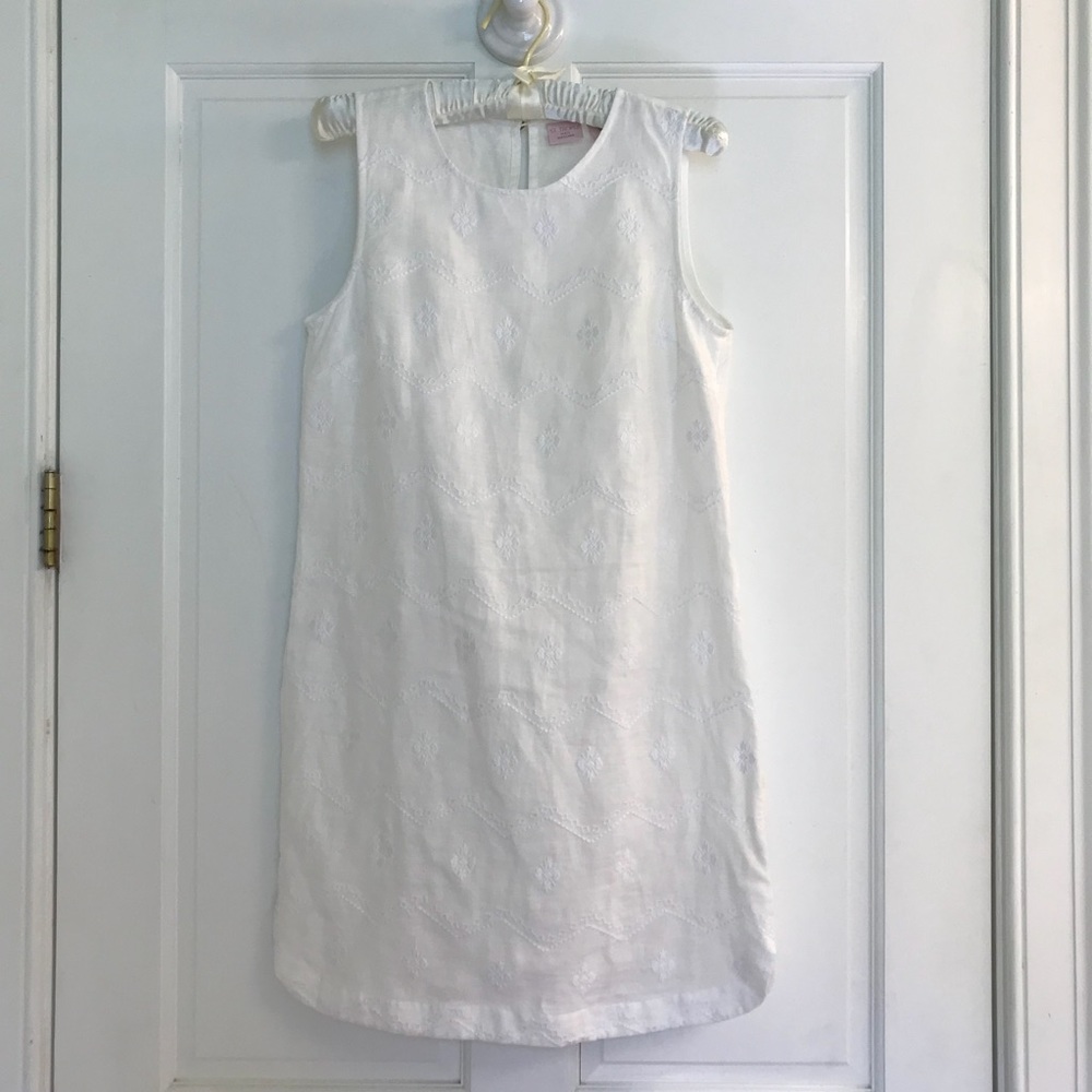 Dress- White Linen Shift